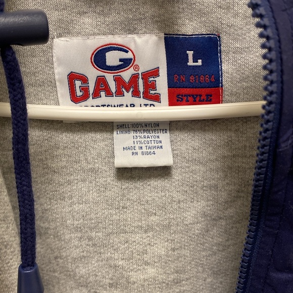 NWT Game SportsWear Lined Wind Breaker - Picture 2 of 7